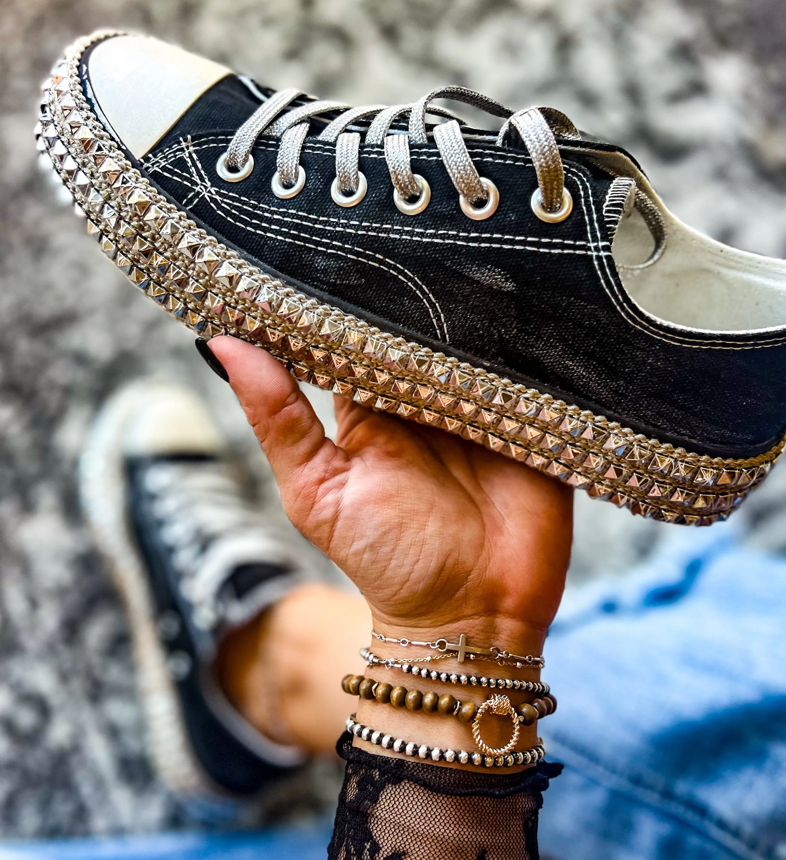 Studded Sole Sneaker