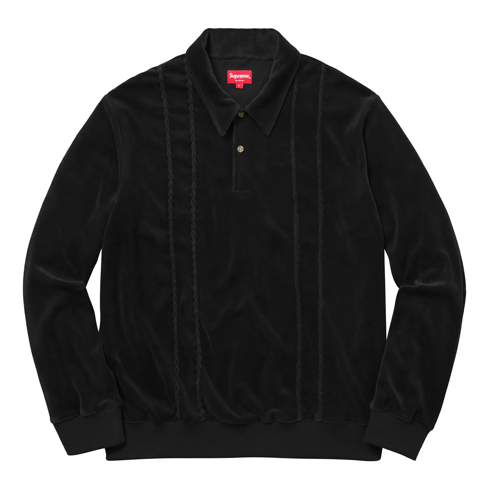 Supreme Velour L/S Polo