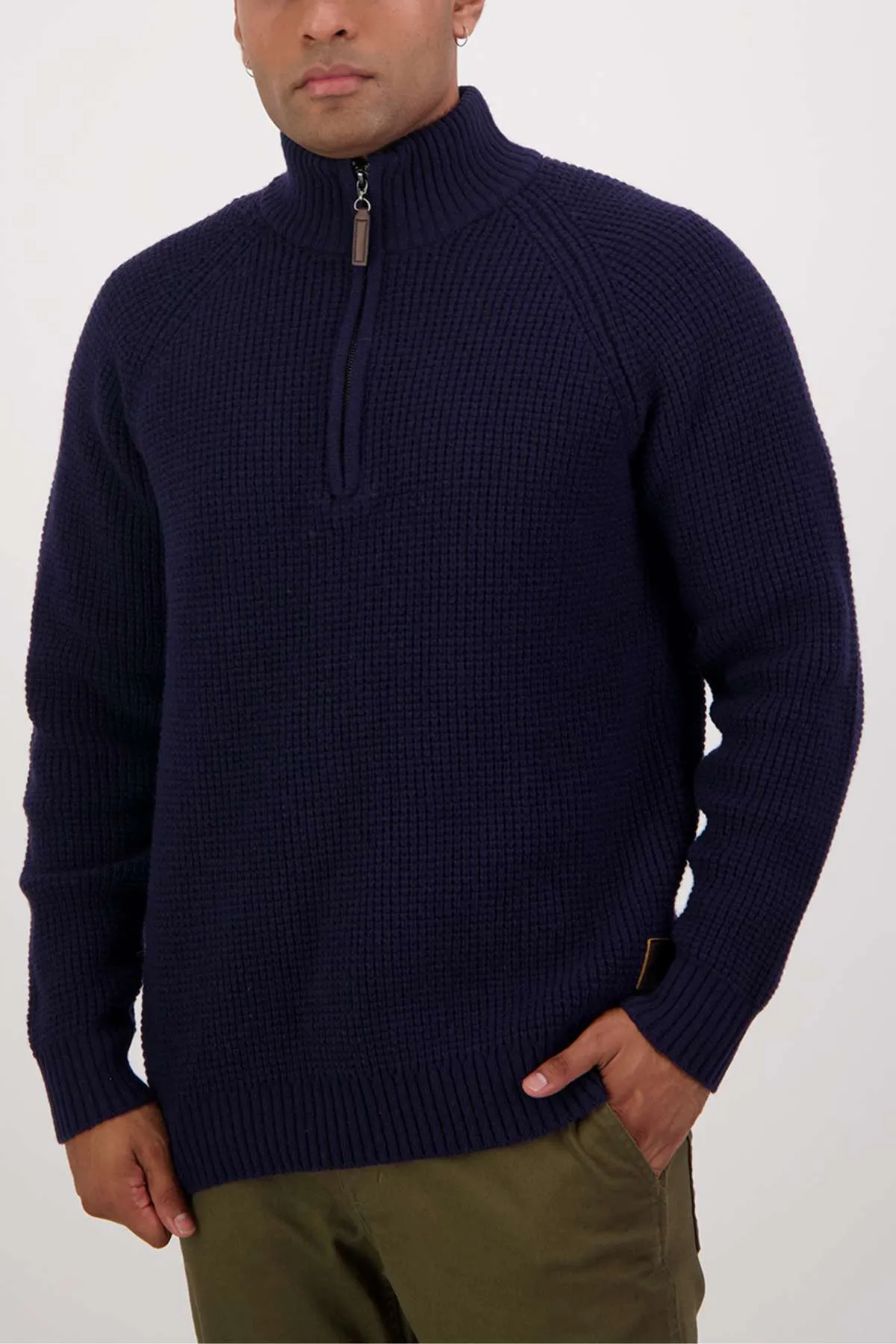 Swanndri Chalky Island Waffle Jumper