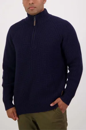 Swanndri Chalky Island Waffle Jumper