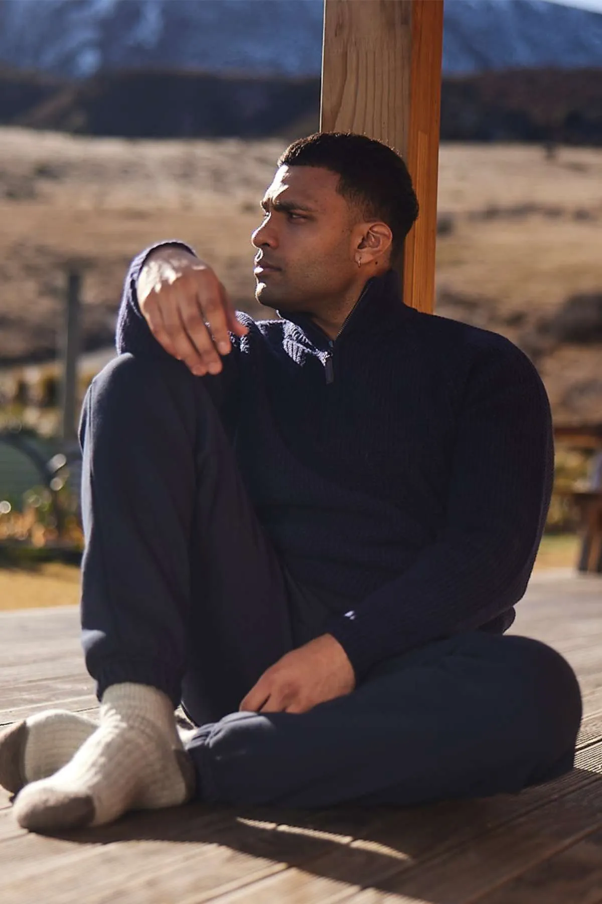 Swanndri Chalky Island Waffle Jumper