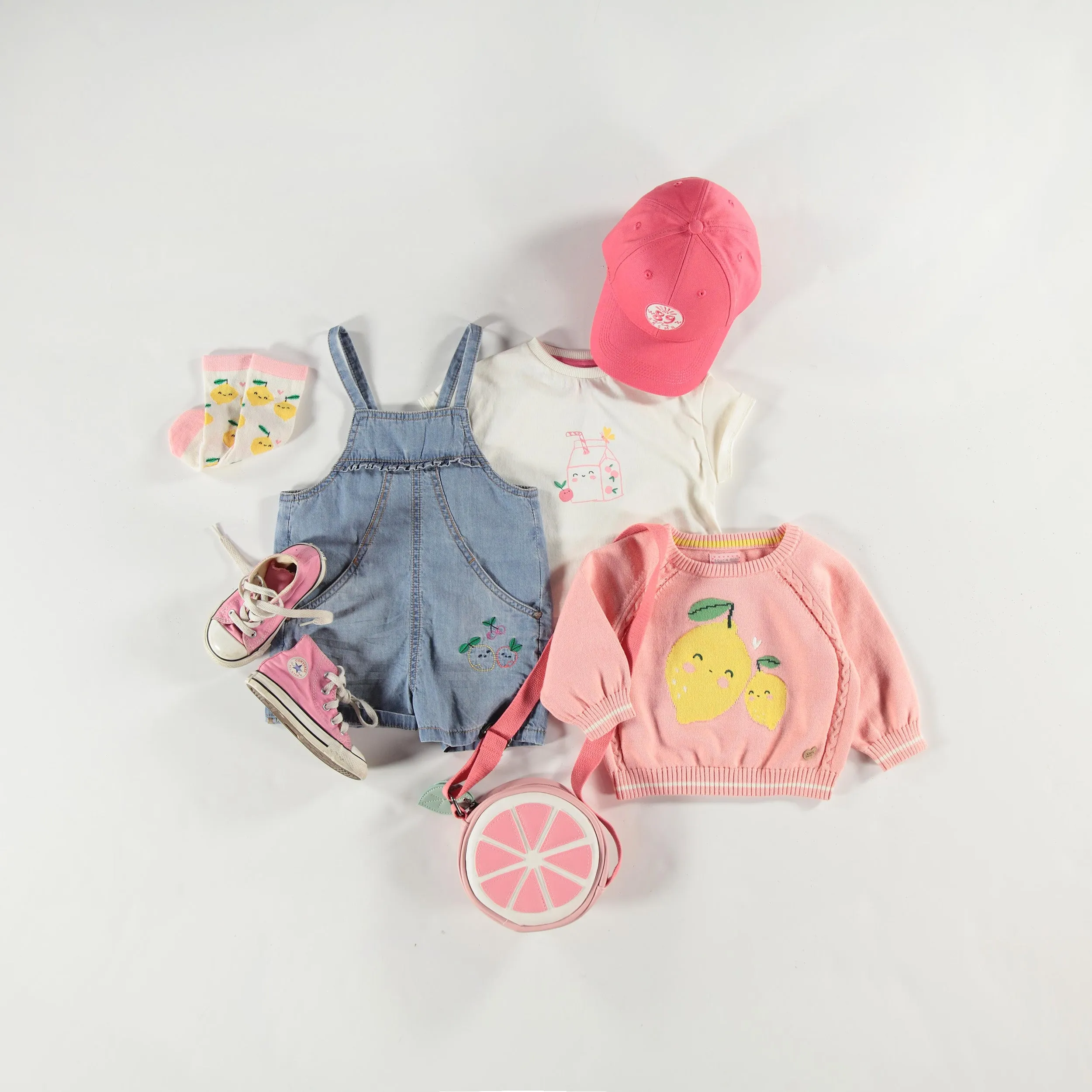 T-shirt crème avec illustration, bébé || Cream T-shirt with illustration, baby