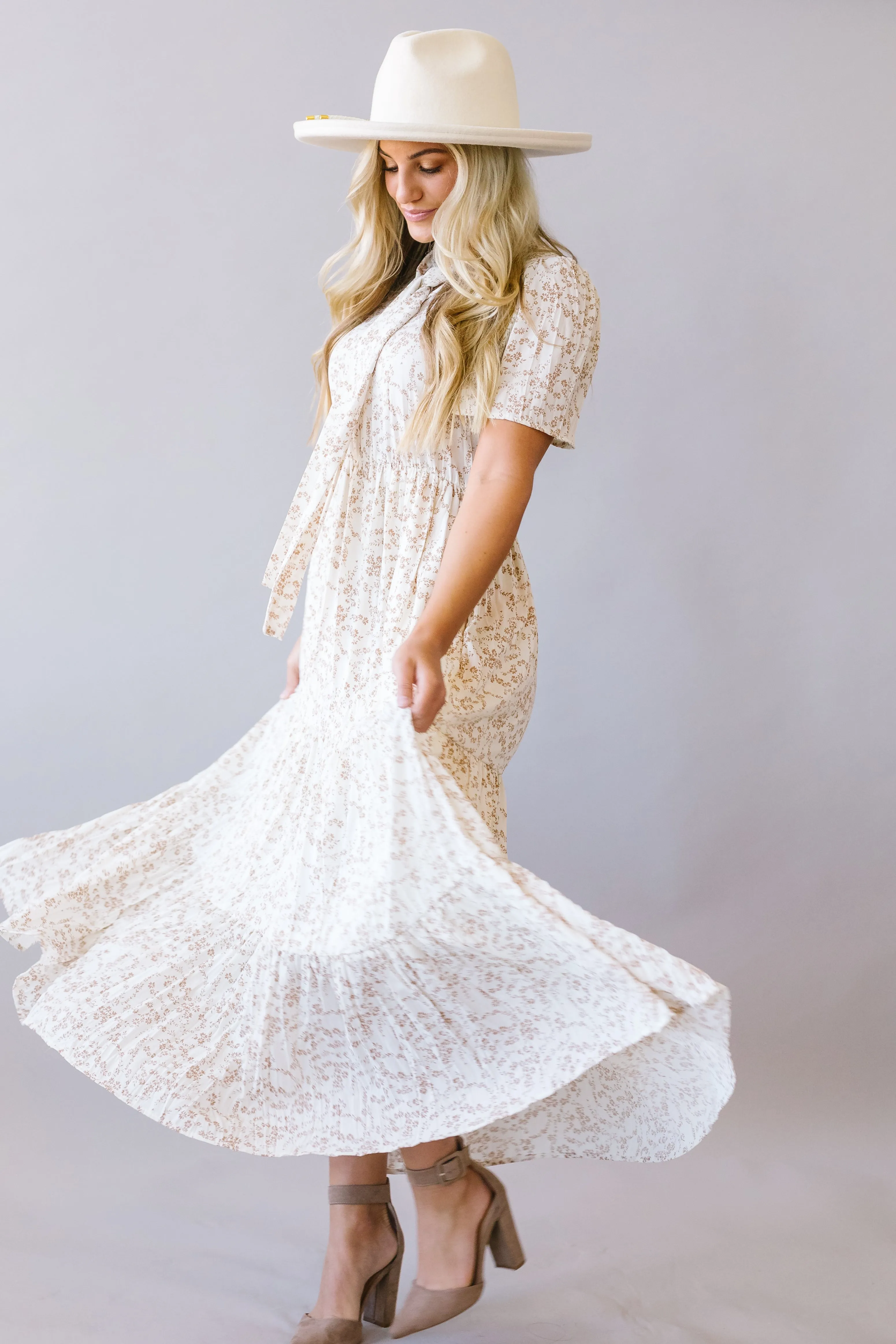 Take Me To Church Tiered Maxi Dress
