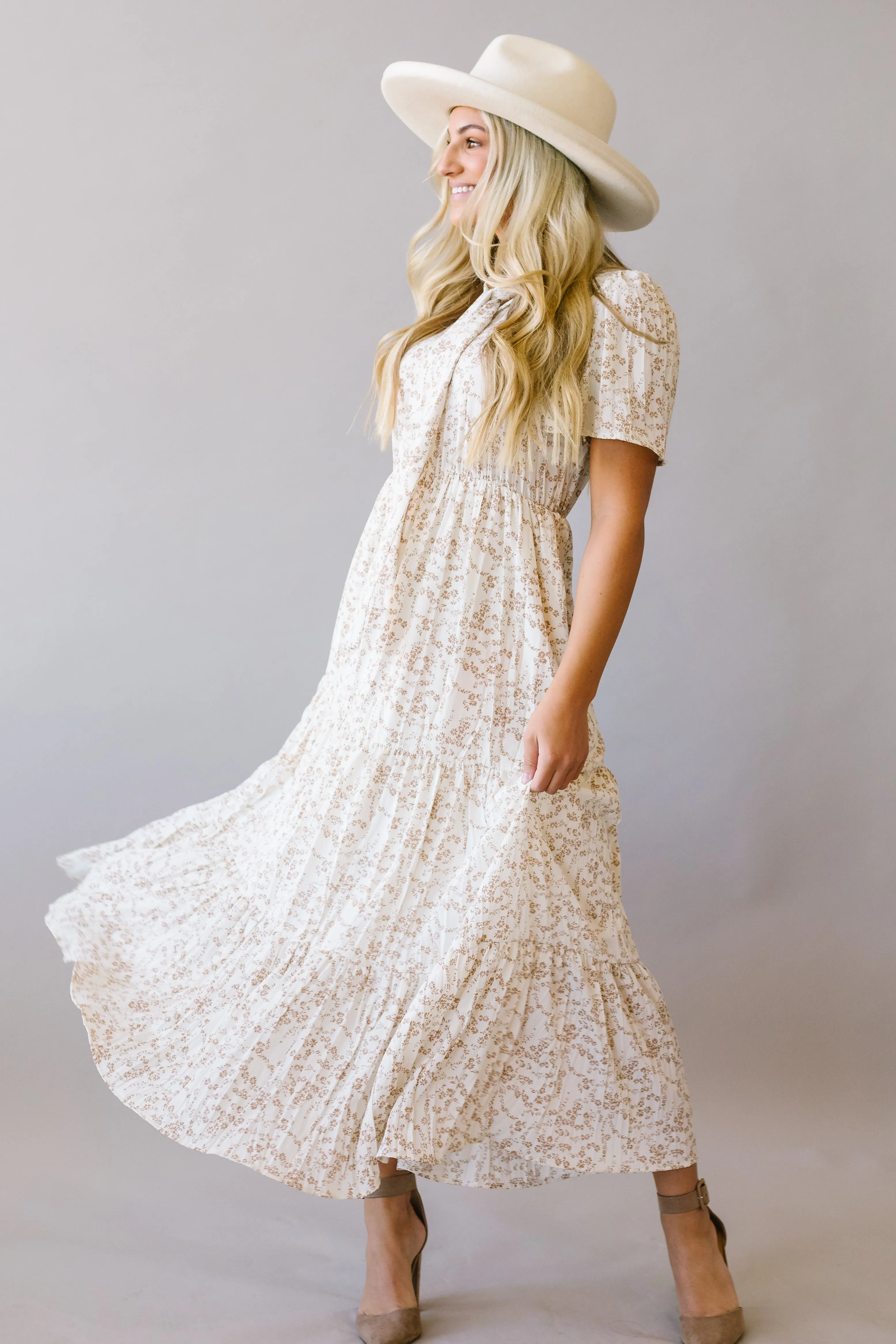 Take Me To Church Tiered Maxi Dress