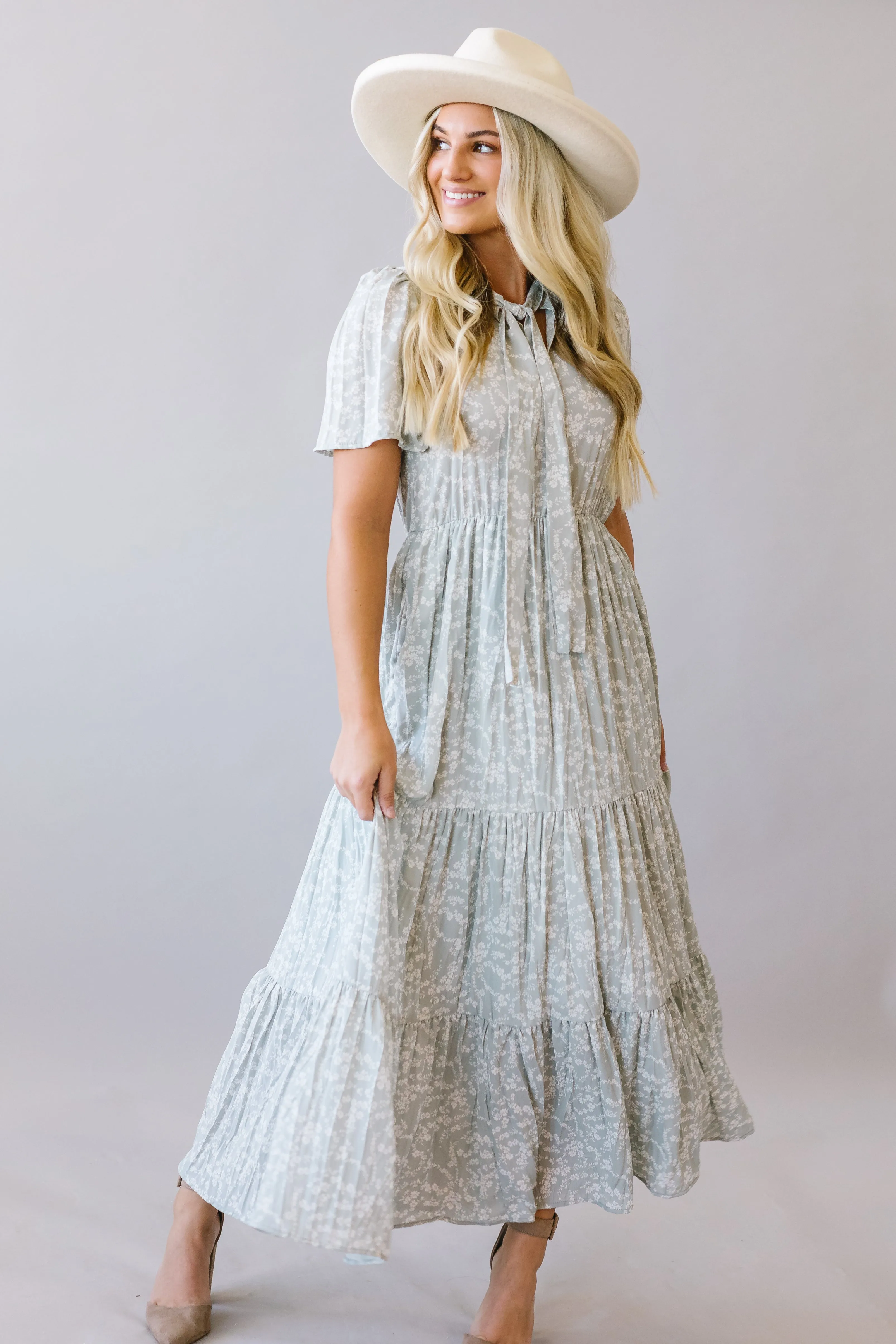 Take Me To Church Tiered Maxi Dress