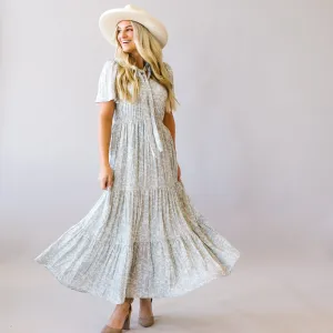 Take Me To Church Tiered Maxi Dress