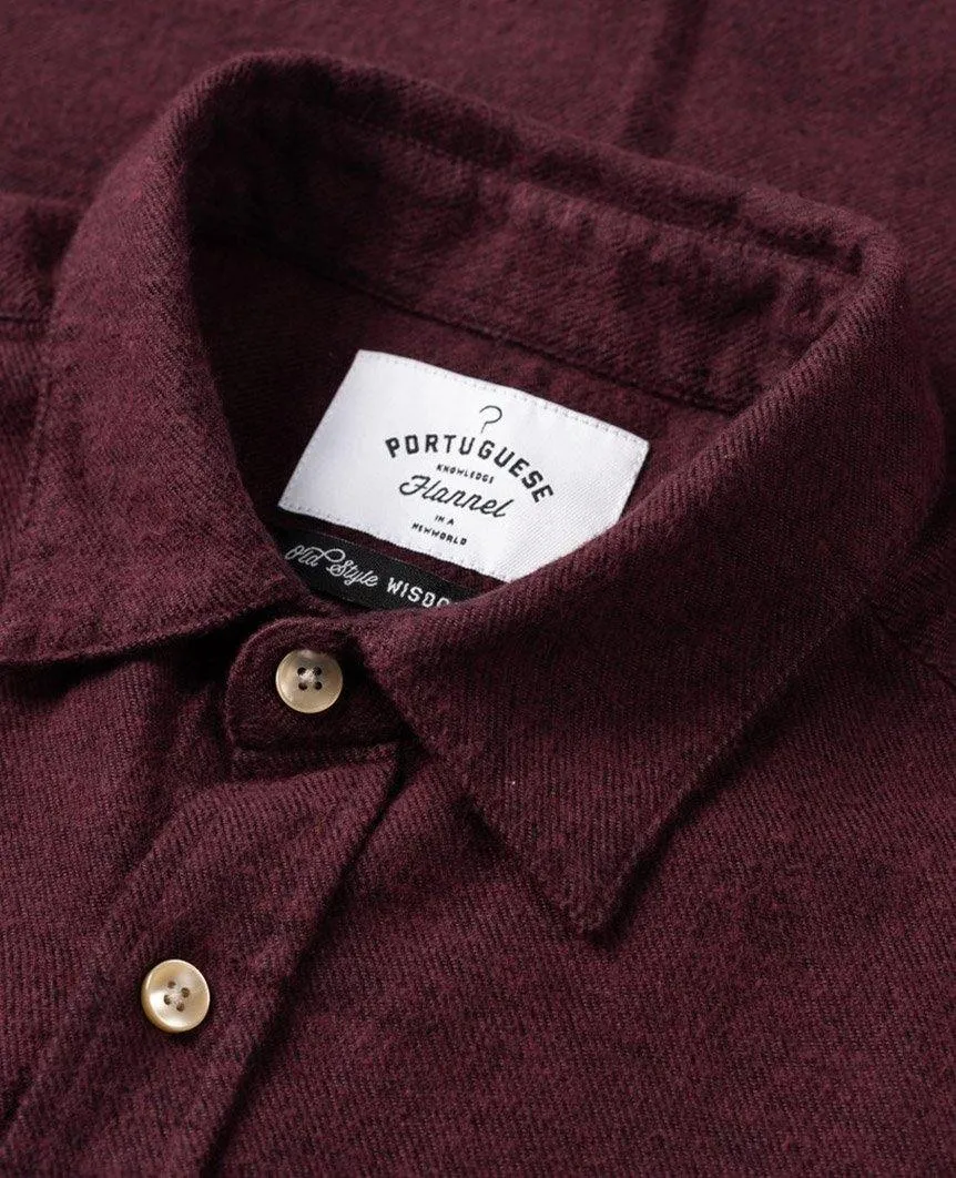 Teca Bordeaux Long Sleeve Buttondown Shirt