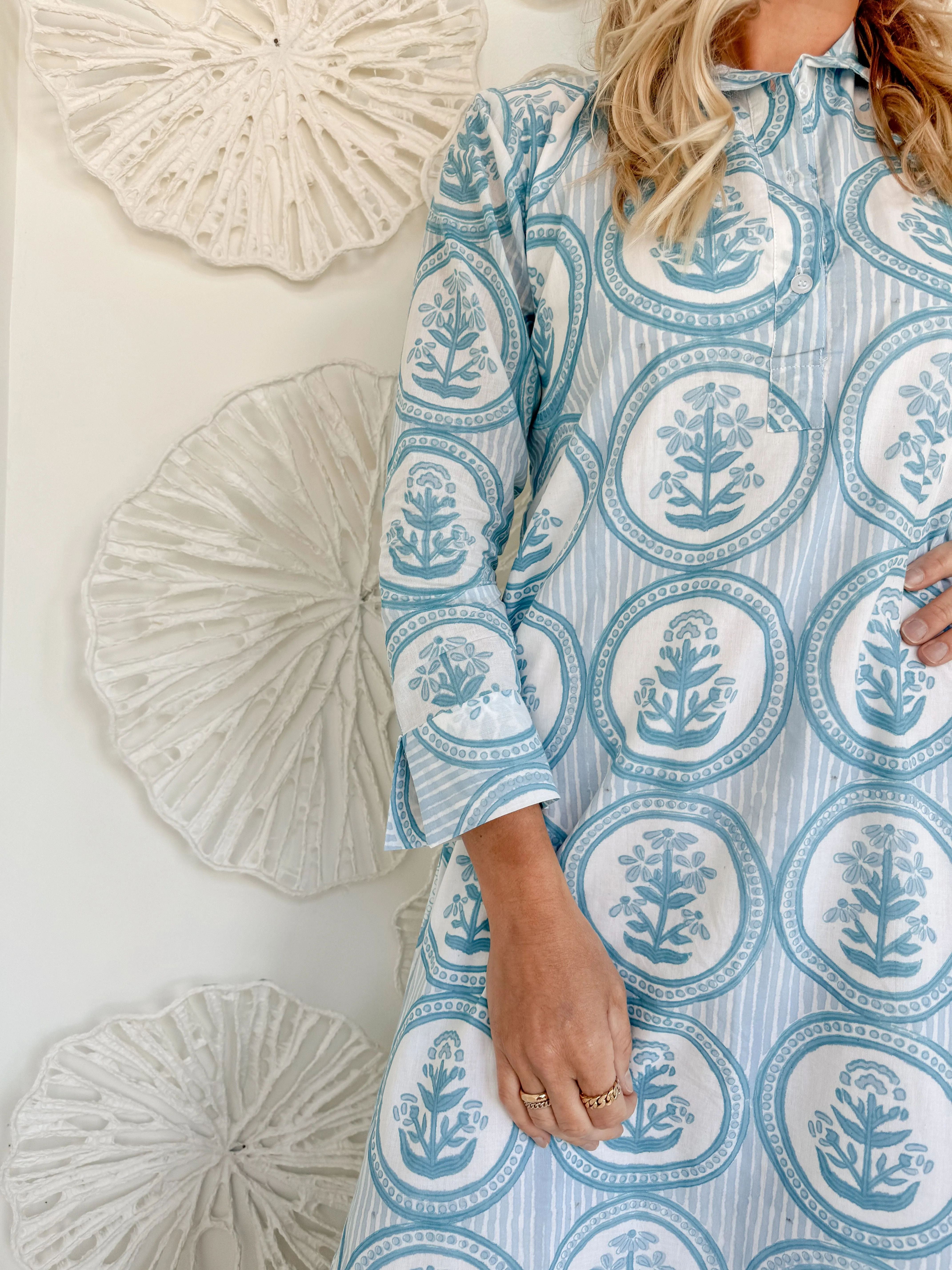 The Austin Block Print Maxi