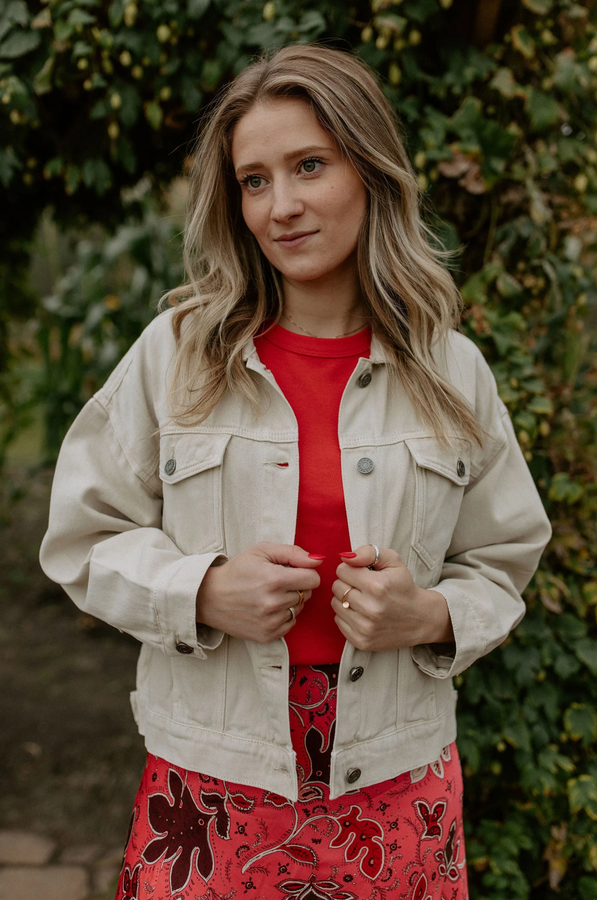The Ratana T-Shirt by Part Two - Ruby - PLUS