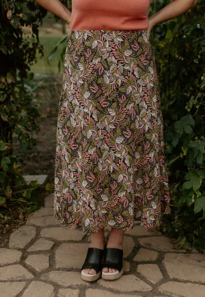 The Rin Skirt by Part Two - Crabapple Leaf - PLUS