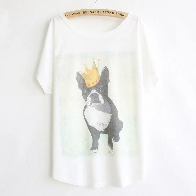 Thin Plus Size Batwing Sleeve T-Shirt