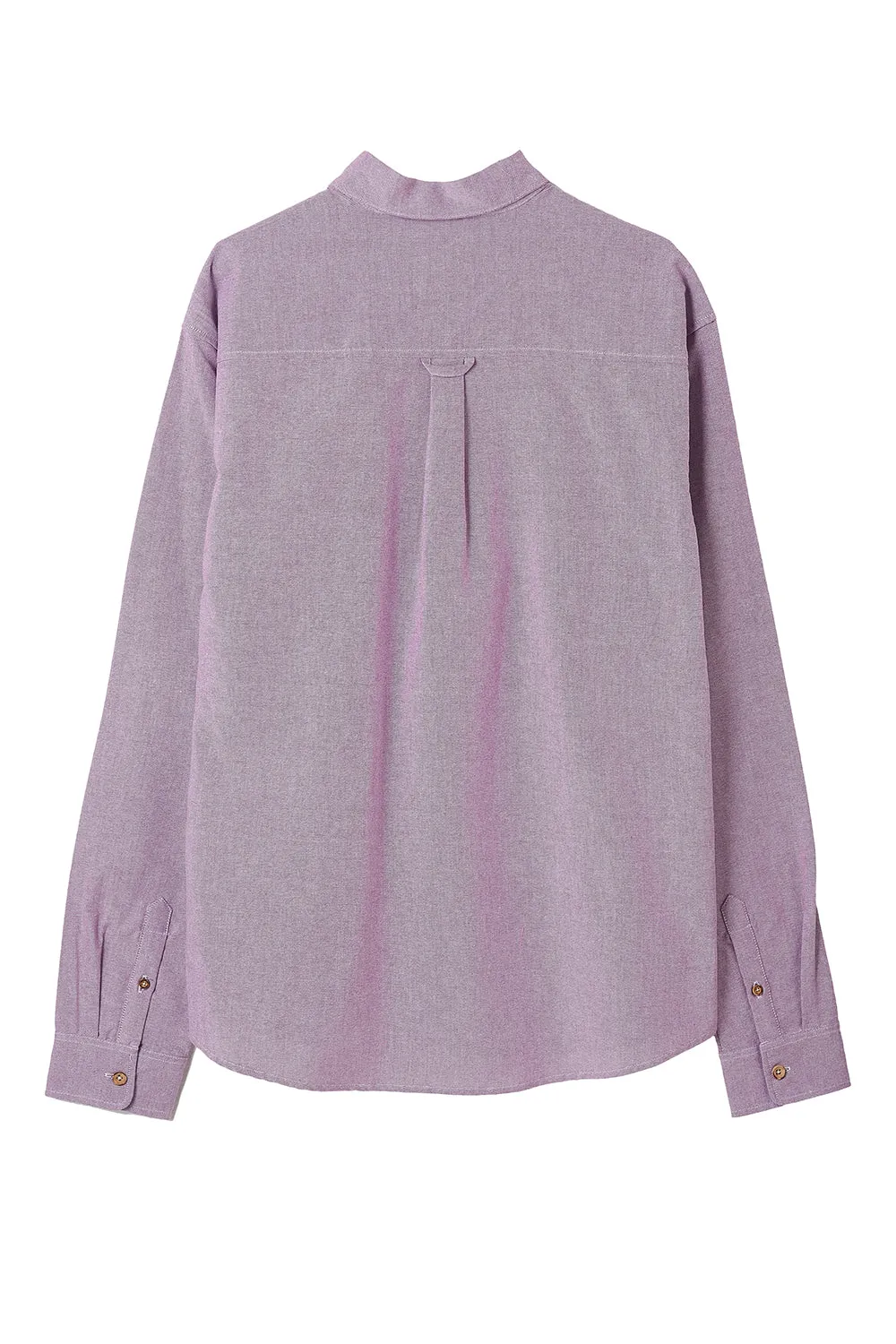 Tide Mens Oxford Shirt - Grape Chambray