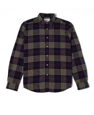 Tomar Navy Long Sleeve Buttondown Shirt