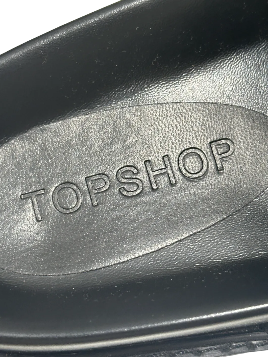 Topshop Black Beau Woven Mules UK 5 EU 38 👠