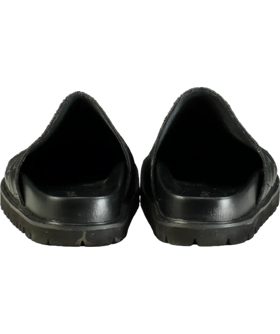 Topshop Black Beau Woven Mules UK 5 EU 38 👠