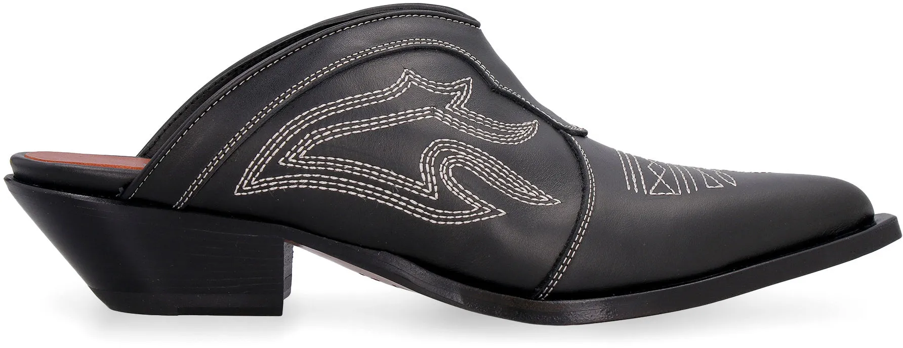 Tulum leather mules