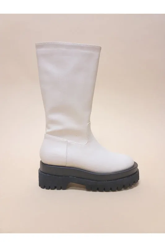Under Knee Platform Casual Boots