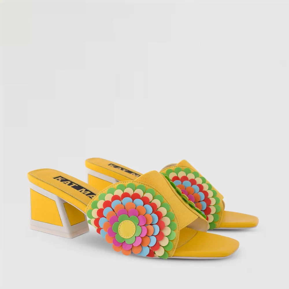Vira Kicker Heel Sandals