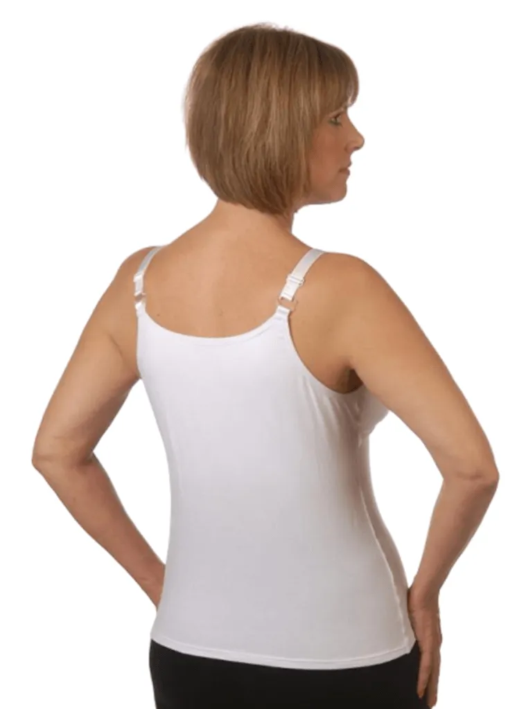 Wear Ease Beth Post-Surgical Camisole - White