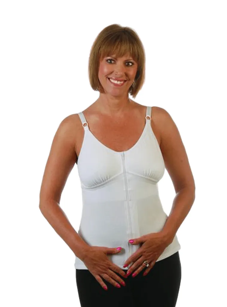 Wear Ease Beth Post-Surgical Camisole - White
