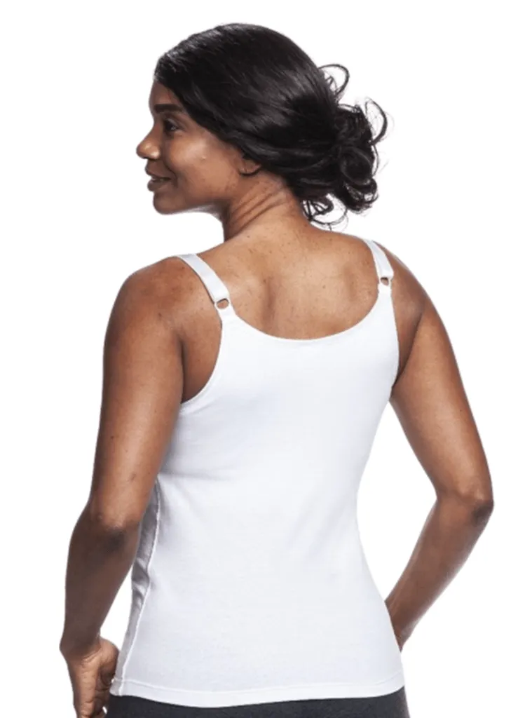 Wear Ease Beth Post-Surgical Camisole - White