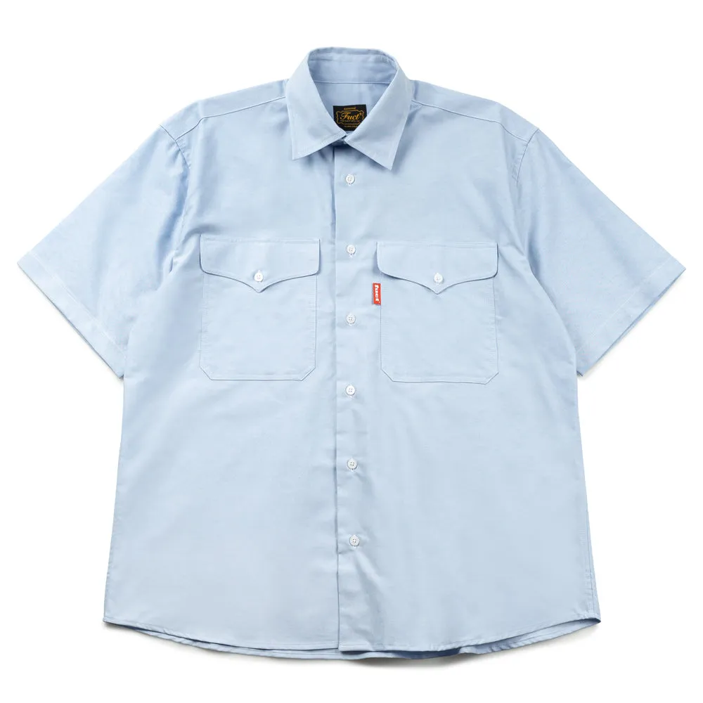 Western Yoke Pocket Oxford Shirt | Blue