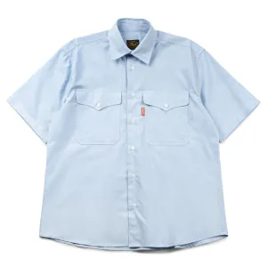 Western Yoke Pocket Oxford Shirt | Blue