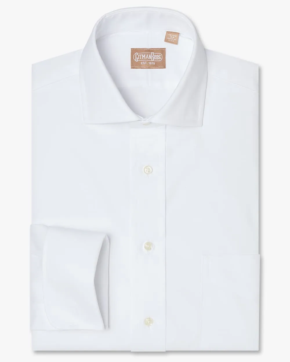Widespread Pinpoint French Cuff White