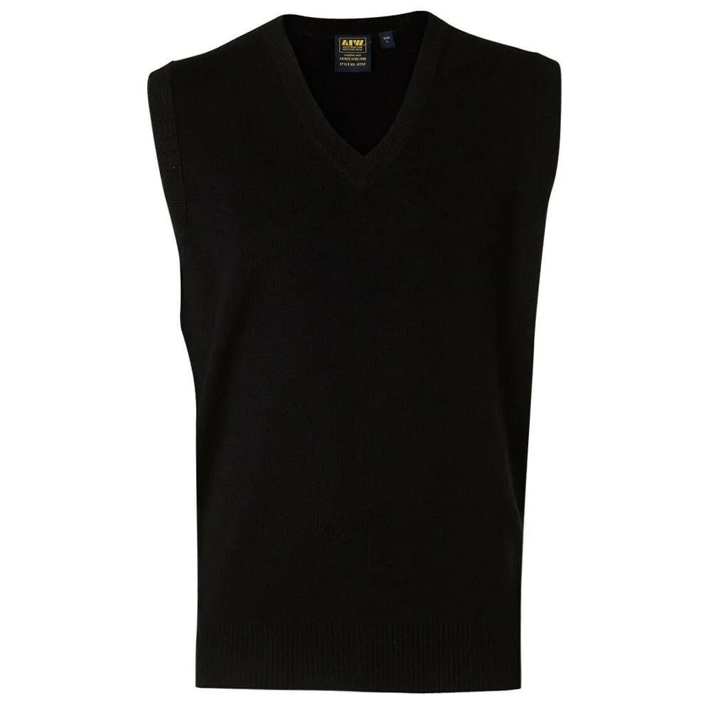 WJ02 Unisex Wool Acrylic V-Neck Vest