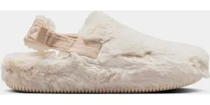 WMNS Nike Calm Furry SE Mule Beige FZ3119-100 Slide Sandal Slippers