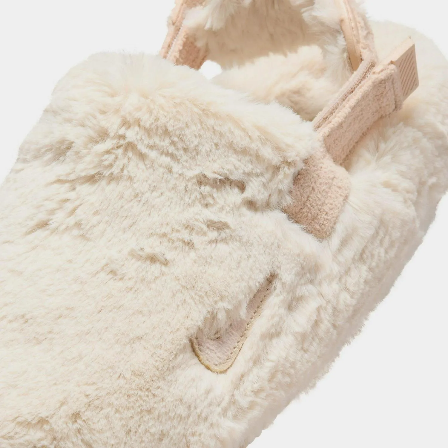 WMNS Nike Calm Furry SE Mule Beige FZ3119-100 Slide Sandal Slippers