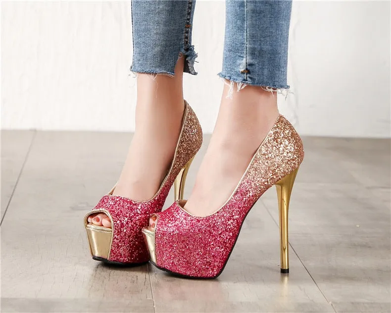 Woman Peep Toe Pumps Women Shoes