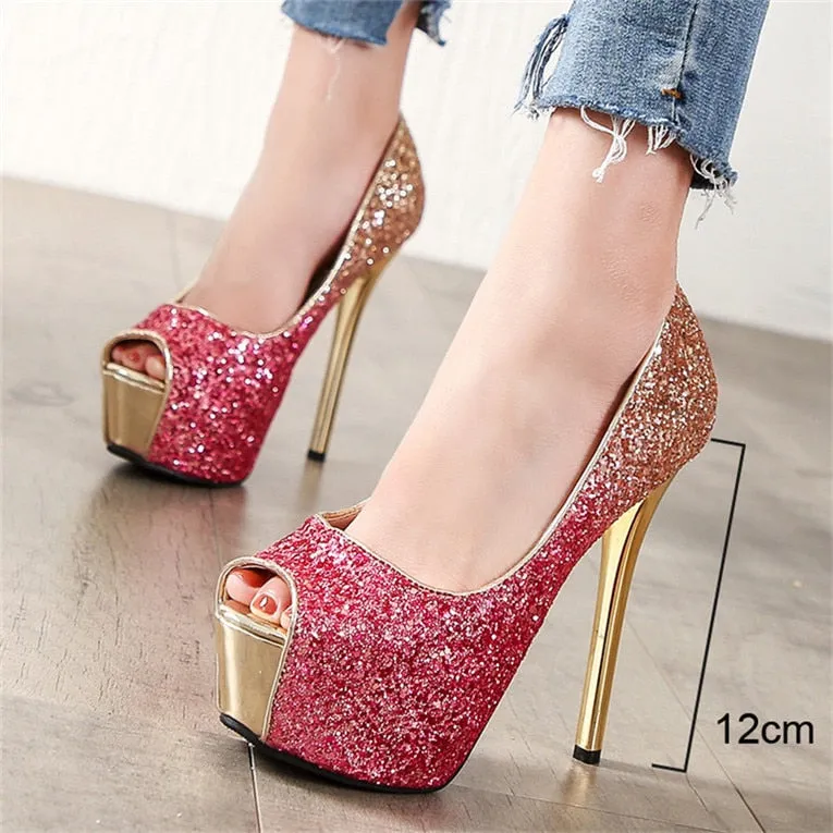 Woman Peep Toe Pumps Women Shoes