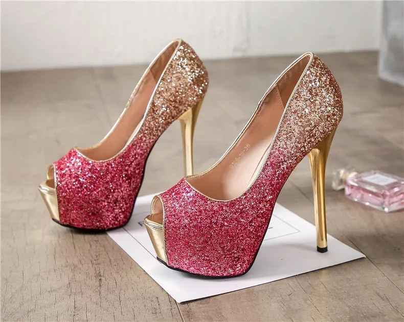 Woman Peep Toe Pumps Women Shoes