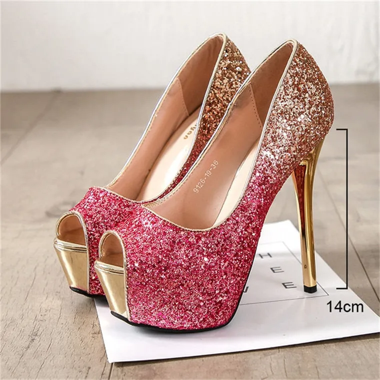 Woman Peep Toe Pumps Women Shoes