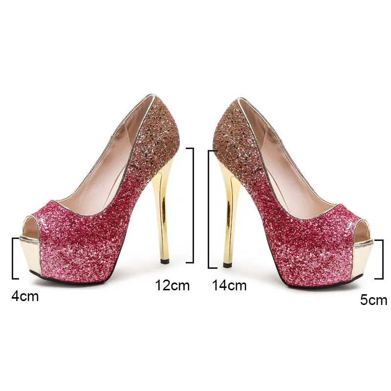 Woman Peep Toe Pumps Women Shoes