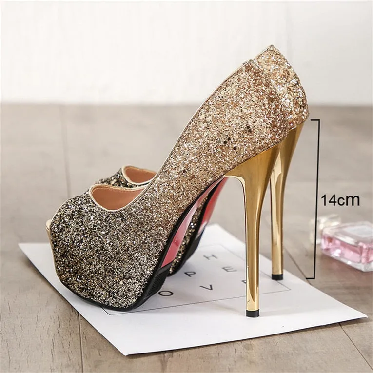 Woman Peep Toe Pumps Women Shoes
