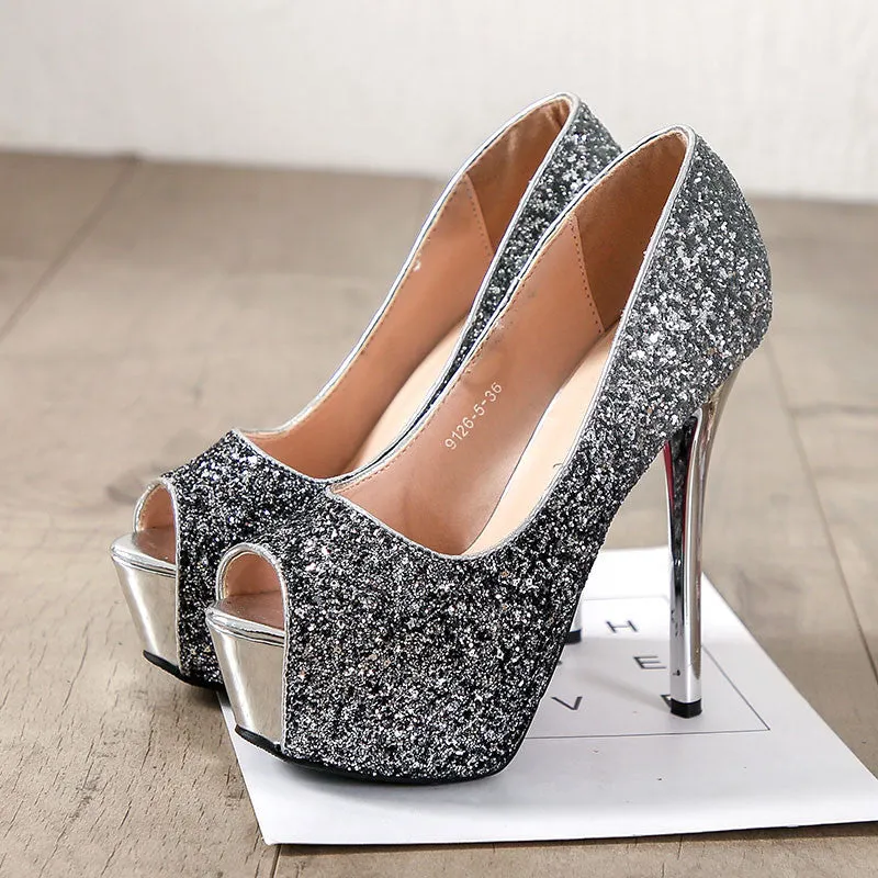Woman Peep Toe Pumps Women Shoes