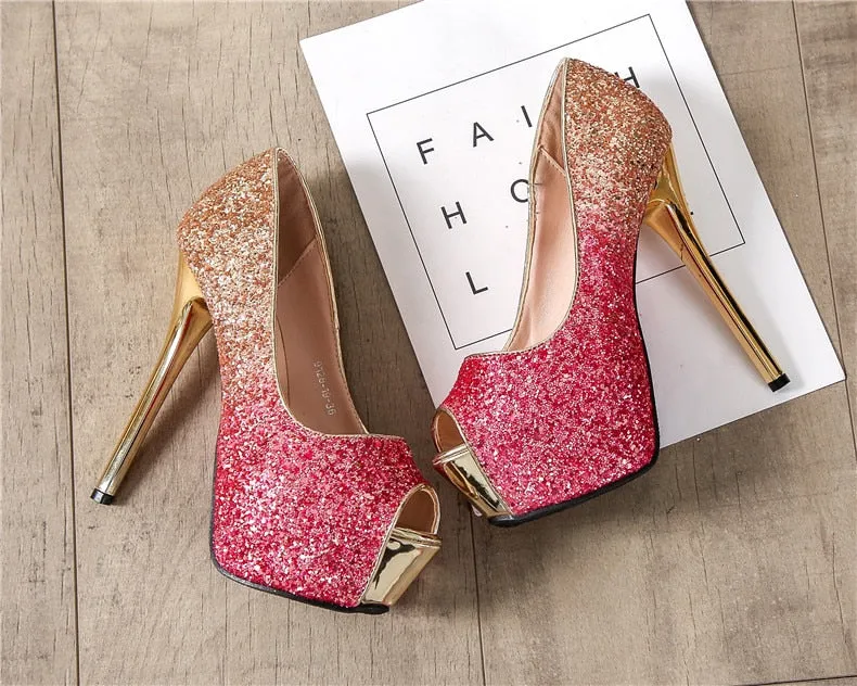 Woman Peep Toe Pumps Women Shoes