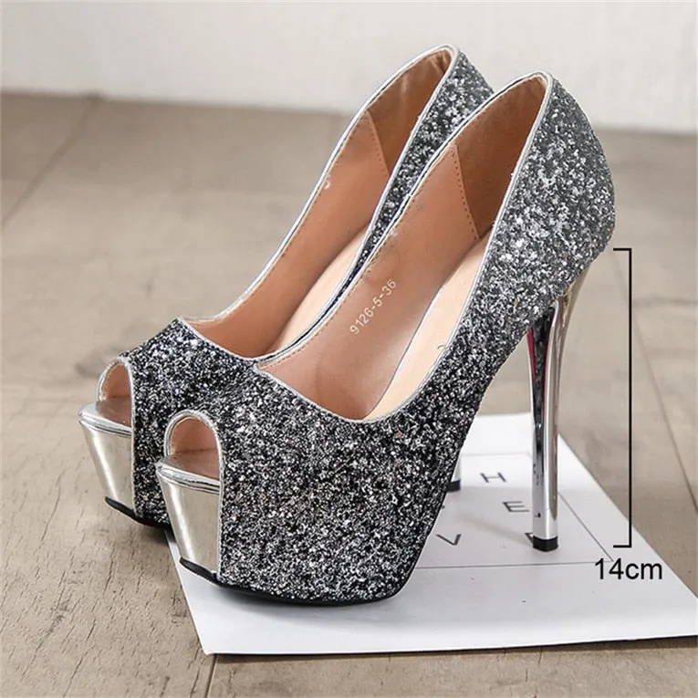 Woman Peep Toe Pumps Women Shoes