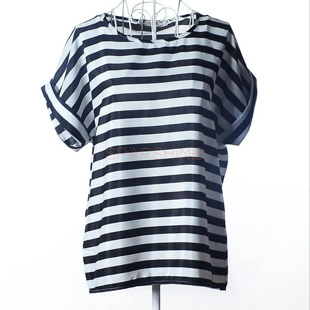Women Blouses Chiffon Shirt Women Plus Size Short Sleeve Women Tops