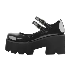 Women Platform Mary Jane Shoes Pumps