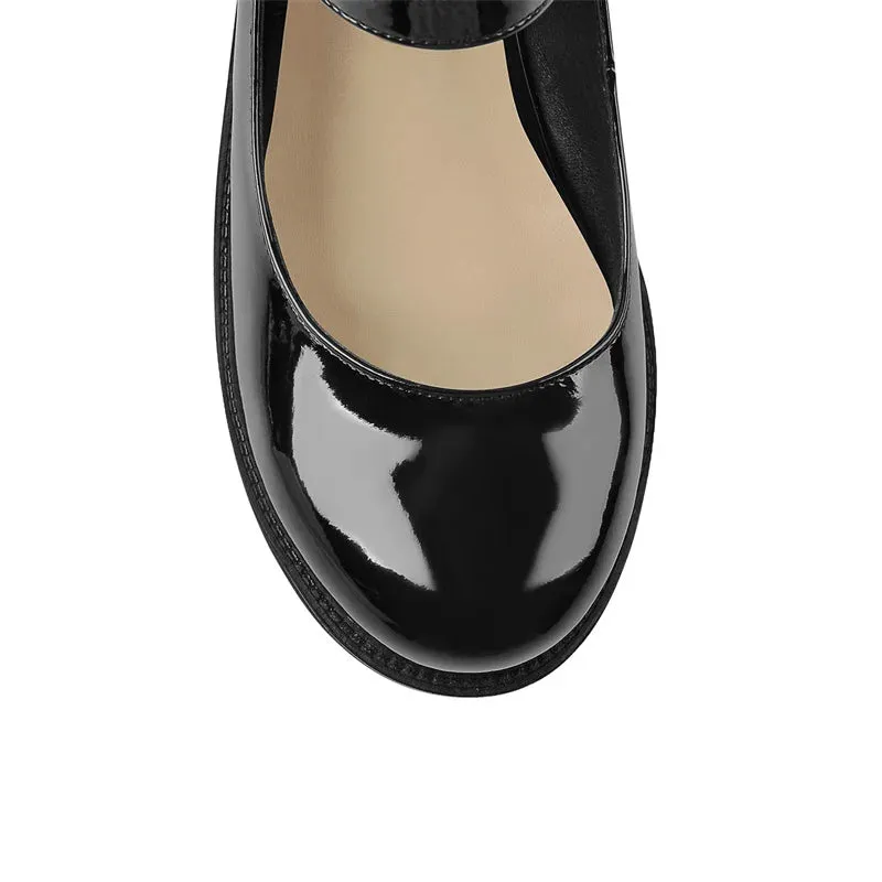 Women Platform Mary Jane Shoes Pumps