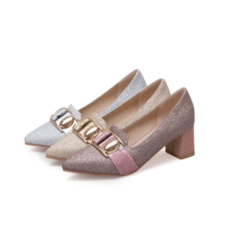 Women Sequined High Heels Pumps