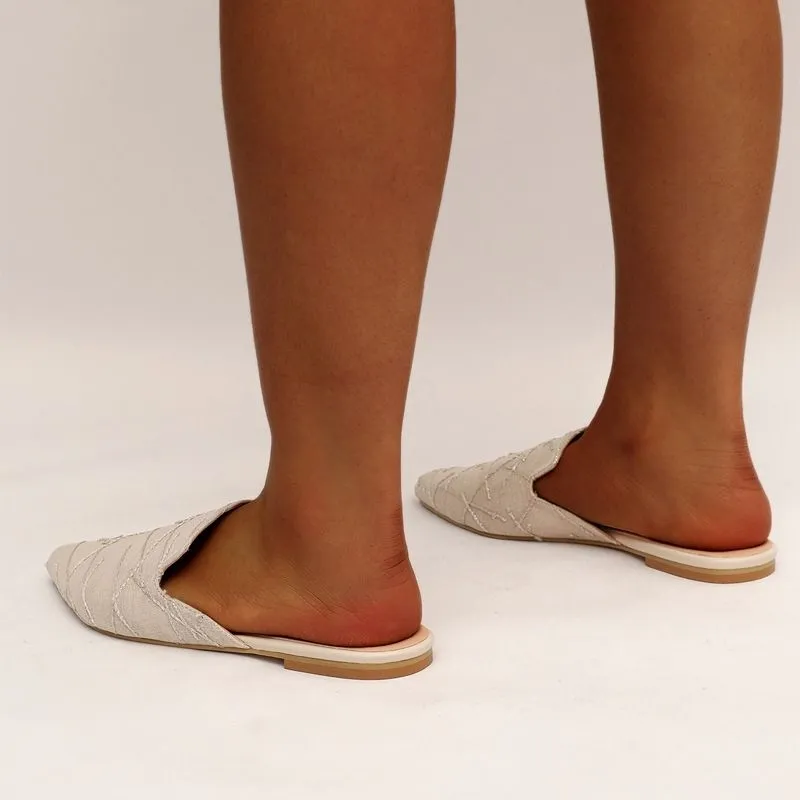 Women's Fashion Pointed Toe Mules Slippers