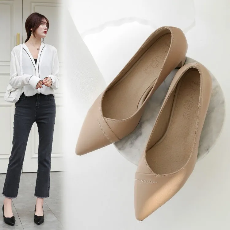 Women's High Heel Chunky Pumps Dress Shoes