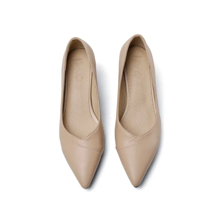 Women's High Heel Chunky Pumps Dress Shoes