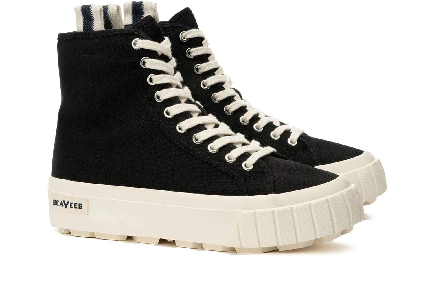 Womens - La Brea Lug High Top Platform - Black