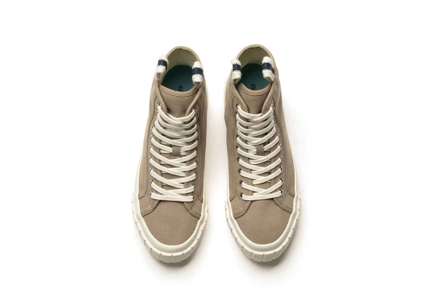 Womens - La Brea Lug High Top Platform - Stone