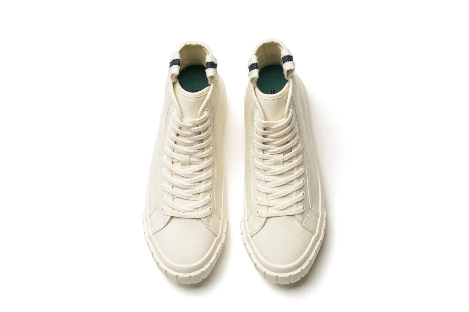 Womens - La Brea Lug High Top Platform - White